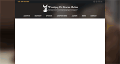 Desktop Screenshot of petrescueshelter.com
