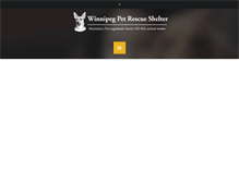 Tablet Screenshot of petrescueshelter.com